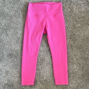 Zyia Pink Ribbed Legging Size 8-10